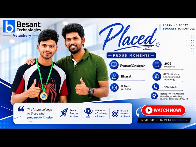 Fullstack Developer course in Chennai | Bharath Story | Best IT Training institute in Chennai