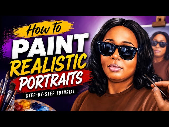 Realistic Portrait Drawing Tutorial 🖌️🎨 #video 