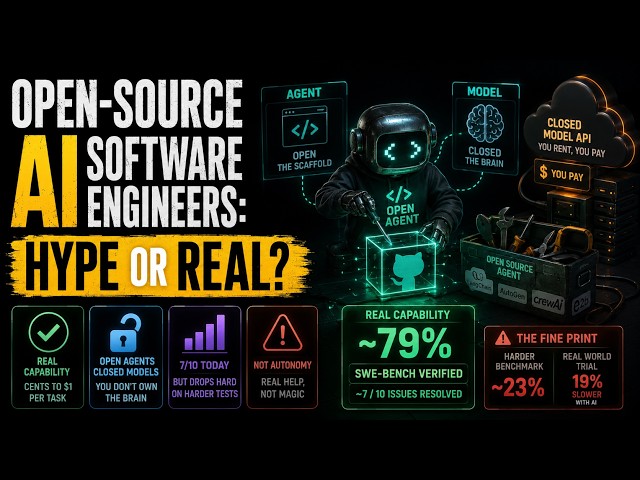 Open-Source AI Software Engineers: Hype or Real?