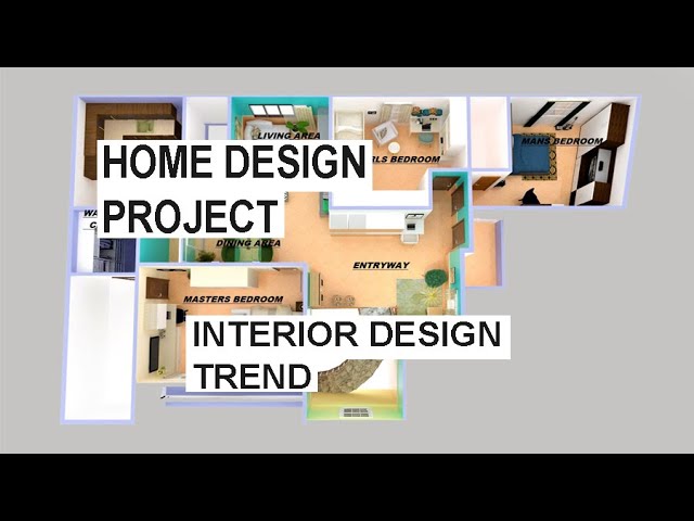 Interior Design trend - a home renovation project - Sketchup Vray - Interior 3d visualization