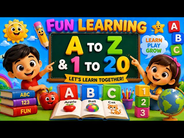 ABC A to Z Words Learning For Kids  | Learn Alphabet & Words| Kids Fun Learning@anjalimajhi3332