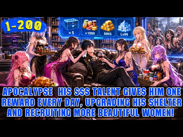 🔥Apocalypse: His SSS Talent Gives Super Rewards Every 24 Hours, Helping Him Build a Super Fortress!