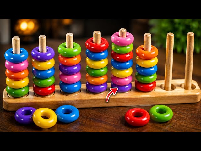 Satisfying Color Sorting ASMR 🌈 | Puzzle Challenge