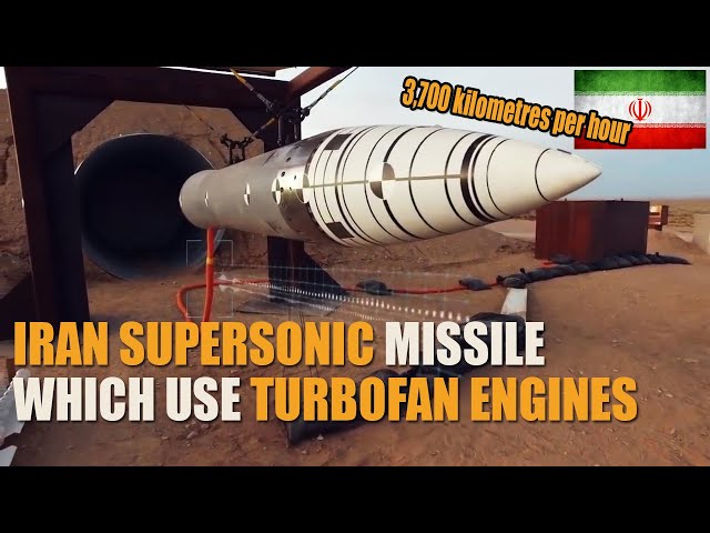 IRAN CREATE SUPERSONIC MISSILES WHICH USE TURBOFAN ENGINES TO FLY  SEVERAL TIMES THE SPEED OF SOUNDS