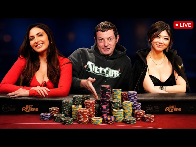 Tom Dwan, Xuan Liu,, Kelly Minkin, Hellmuth, Randall Emmet, Stanley $25/$50/$100+ Livestream (DAY 2)