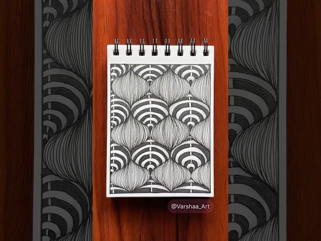 Day 411 - Easy Doodle Art Tutorial #doodle #doodleart #easy #drawing #art #zentangle #zen