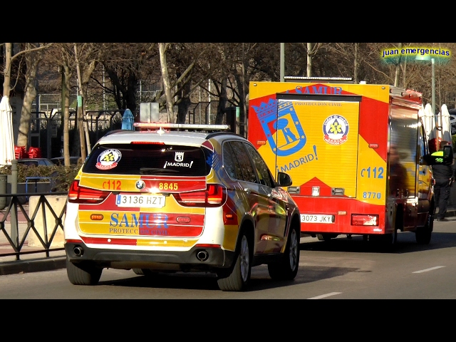 SAMUR-PC y Policía Municipal. Atención a un infartado 17-02-2017