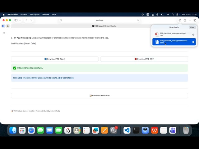 🚀 AI PRD Generator Version 3.0 | AI-Powered PRD & User Story Generator | Python + Streamlit + Ollama