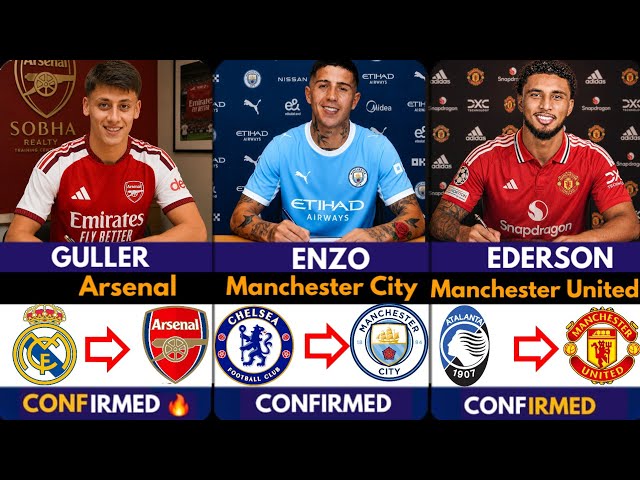 🚨 CONFIRMED TRANSFER NEWS AND RUMOURS TRANSFER NEWS 2026| Ederson to United 🔥 Guller  ⌛️, Enzo ✅️