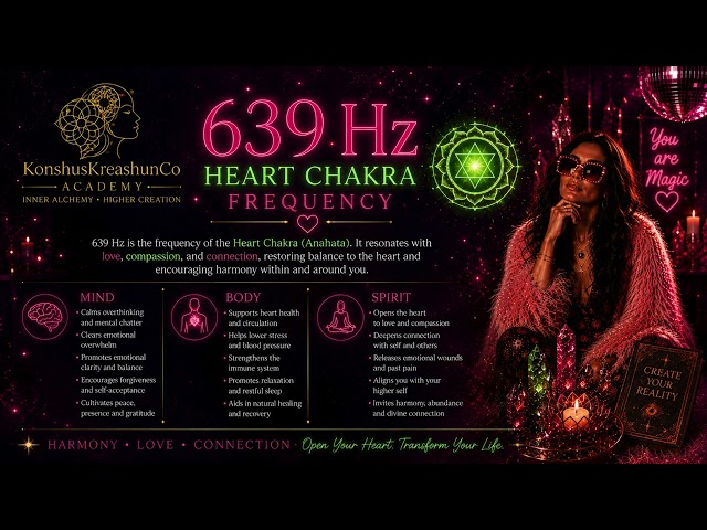 Morning Meditation Minutes — 639 Hz — Heart Chakra Healing & Connection — 7 Minutes