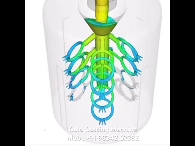 Gold Jewellery Vacuum  Casting Machine, 3d Casting Machine - Paper casting extra thin light weight