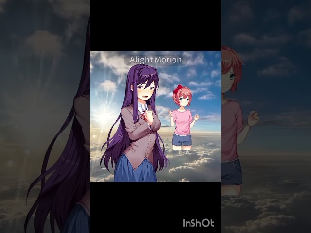 Heaven 🥀 #dokidoki #ddlc #dokidokiliteratureclub #sayori #monika #natsuki #meme #yuri #satire