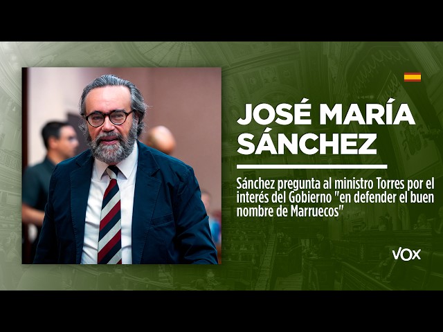 Sánchez asks Minister Torres about the Government's interest "in defending Morocco's reputation"