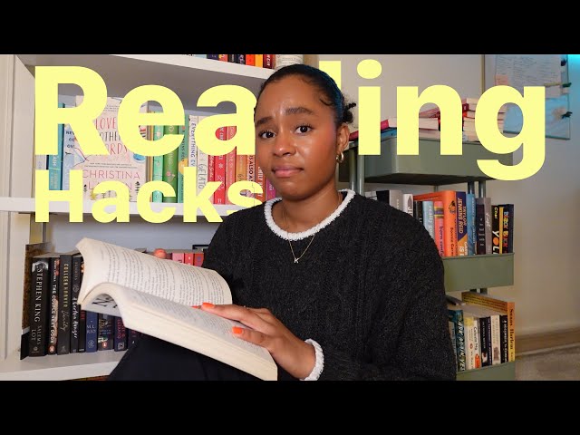 How to get out of a reading slump: 5 tips I swear by! 🎧📚✨