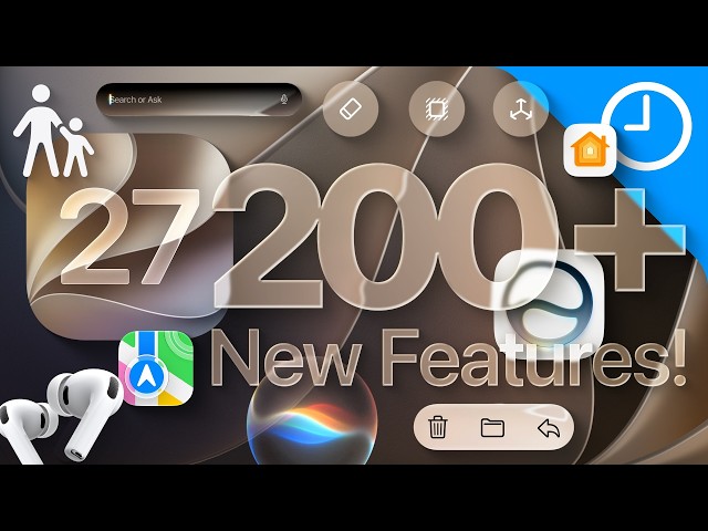 iOS 27 Public Beta - 200+ Changes/Features!