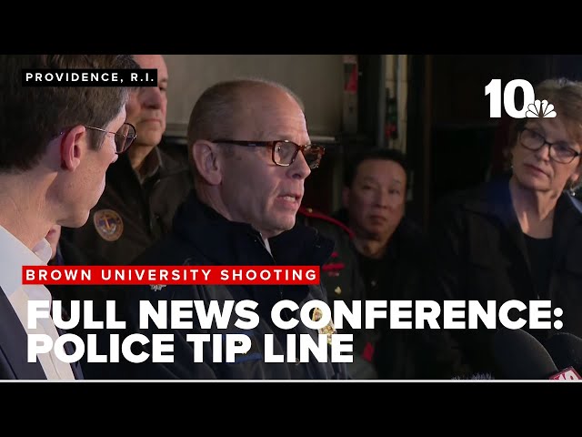 Full news conference: Providence mayor holds third briefing on Brown University shooting