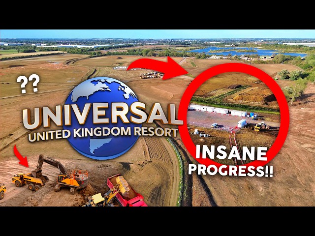 Universal Studios UK Construction is Moving FAST!! (Huge Update)