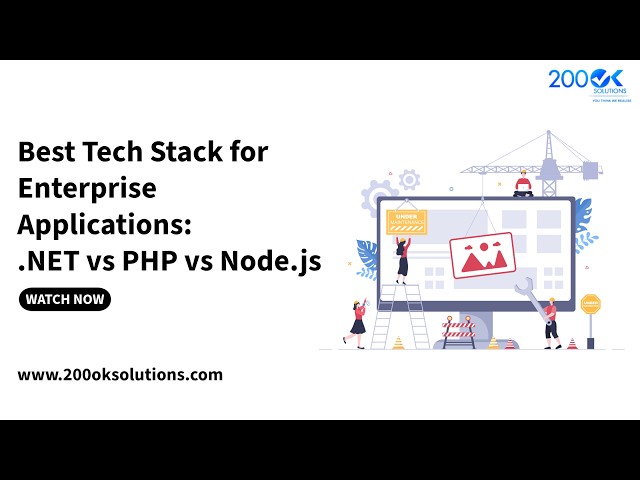 Best Tech Stack for Enterprise Applications: .NET vs PHP vs Node.js