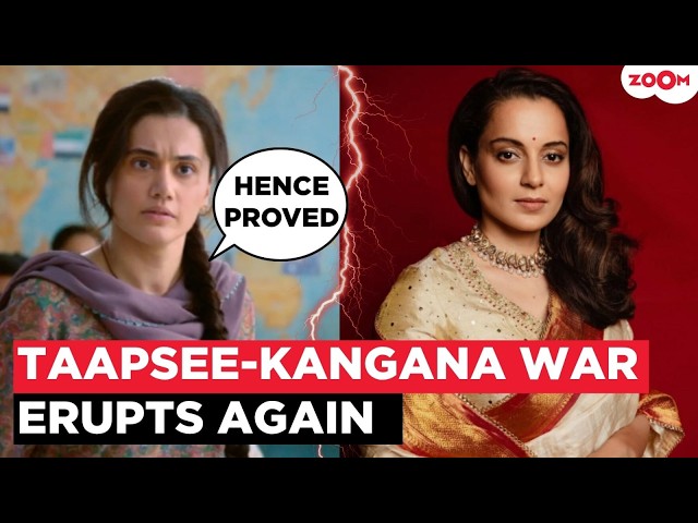 Taapsee Pannu HITS BACK after Kangana Ranaut revives ‘Sasti Copy’ jibe, Takes a DIG at her film!