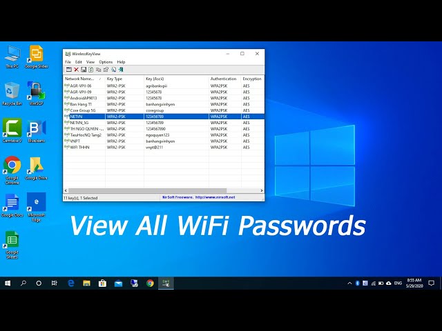 How to show all WiFi passwords in 2 minutes | NETVN