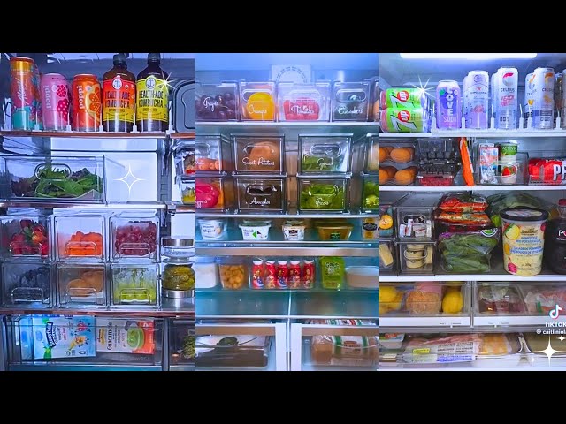 Satisfying Fridge Restocks 🍓🥝🍊 | TikTok Asmr Compilation
