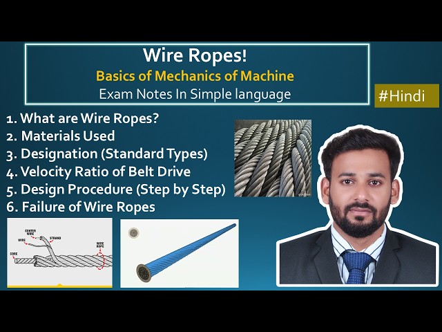 Wire Ropes Explained | Construction, Types & Applications | Mechanical Engineering