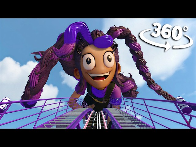 INSANE POPPY PLAYTIME 5 360° Roller Coaster in VR 8K 🎢😱