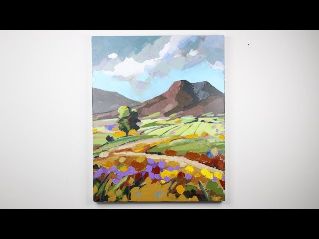 How to Paint an Abstract Landscape