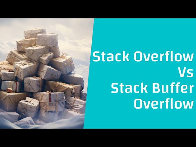 Stack Overflows vs Stack Buffer Overflows