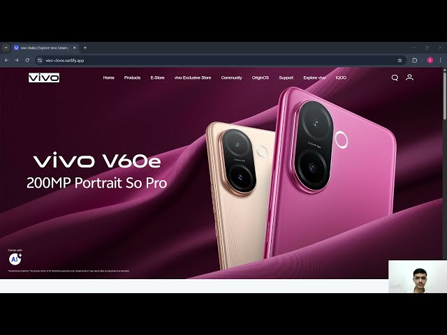 Vivo Clone Using Only HTML & CSS | No JavaScript