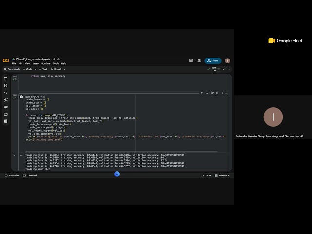 DL Gen AI - Live Session