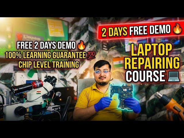 Laptop Repairing Course 2026 💻 | Best Institute for Laptop repairing  Course 🎓 |Chip-Level🔥@htlogic