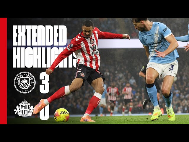 Extended Premier League Highlights | Man City 3 - 0 Sunderland AFC