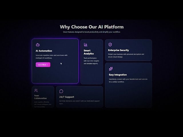 I Built a Beautiful Bento Grid UI with React 😍