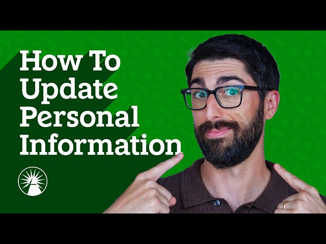 How To Update Personal Information | FidQs | Fidelity Investments