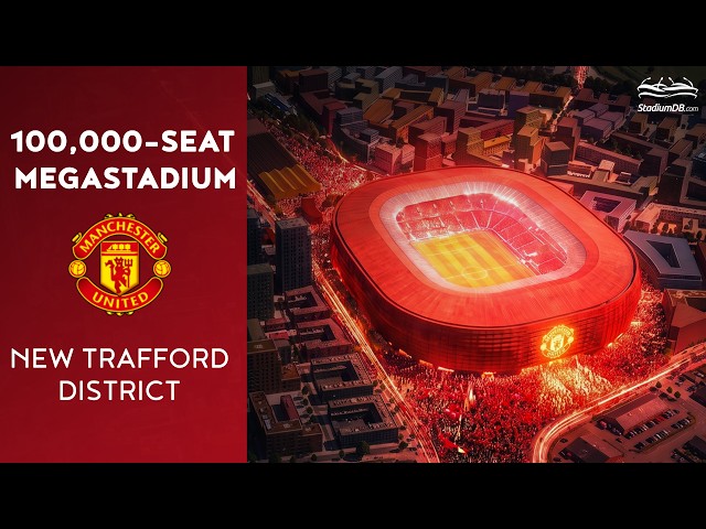 🏴󠁧󠁢󠁥󠁮󠁧󠁿 NEW Man United’s 100,000-seat Stadium Update
