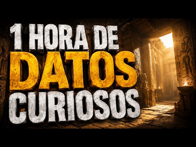 1 HORA de DATOS CURIOSOS y COSAS QUE NO SABÍAS #24😨