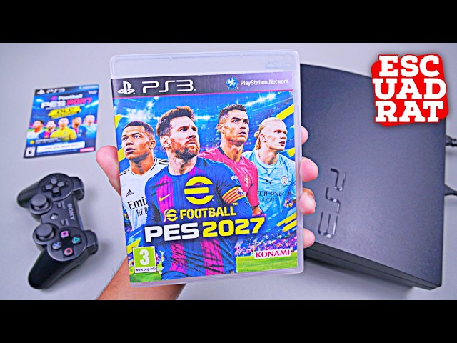 PES 2027 PS3 - Unbox & Gameplay e-Football Pro Evolution Soccer 2027 Patch Bitbox Mod PlayStation 3