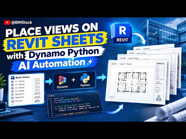 Place Views on Revit Sheets with Dynamo Python | AI Automation