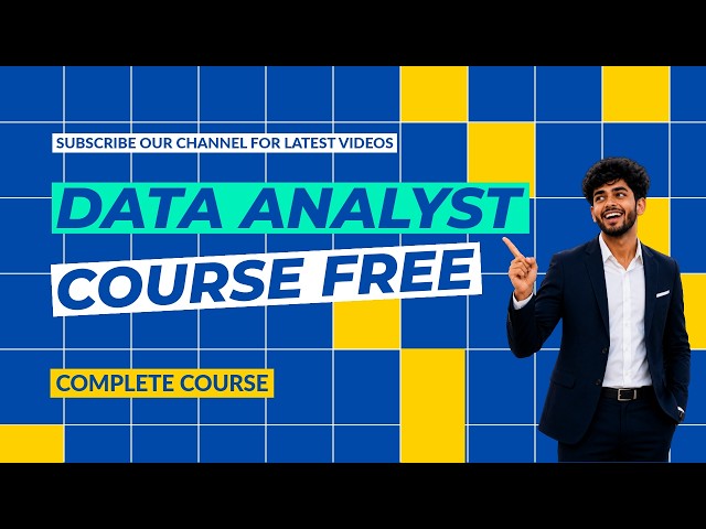 Launching My Free Data Analyst Course in Tamil 🚀 | Full Roadmap, Curriculum & Career Guide 2026
