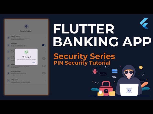How to Add PIN Security to Your Flutter App | Complete Banking App Tutorial