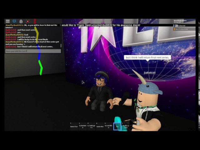 Gary chats to Bill on his absence! | Got More Talent ROBLOX 2017
