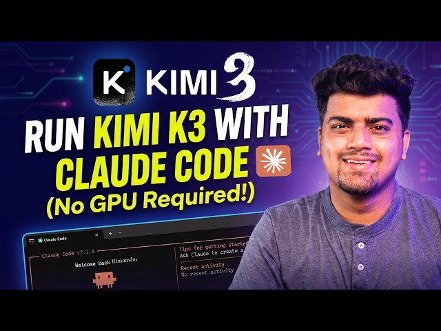 Run Kimi K3 with Claude Code (No GPU Required)