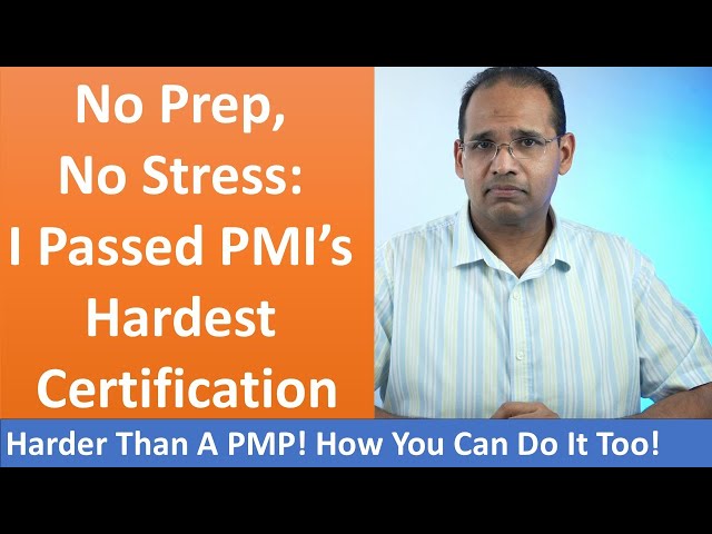 How I Passed the PfMP Without Studying, Harder than a PMP!