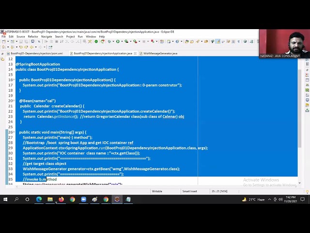 61 NTSPBMS615 Spring Boot First App Flow   Nov 20th 2021