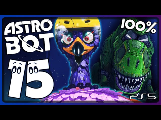 Astro Bot Walkthrough Part 15 - 100% (PS5) Falcon Boss / Machine Learning