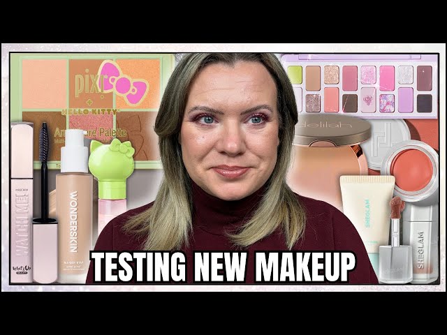 Testing New Makeup January 2026 | Viral & Trending Products! Pixi, Wonderskin, Sheglam | Clare Walch
