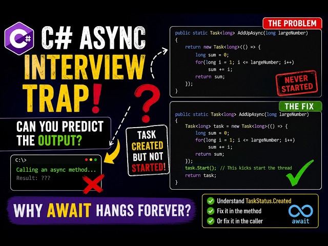 99% Developers Miss This Task Bug in C# 😲