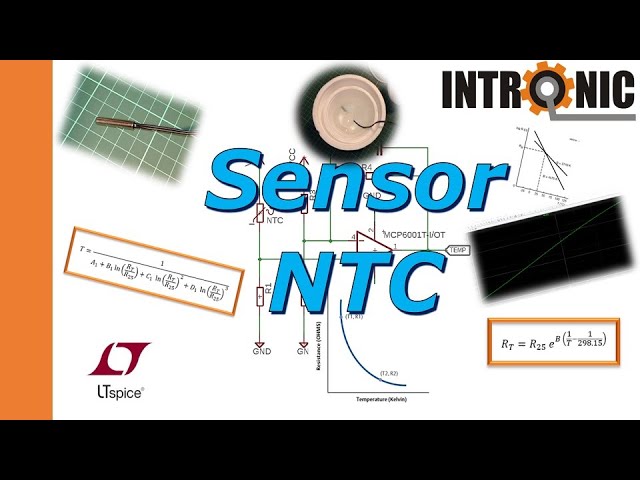 NTC temperature sensor: Simulation, linearization with op amp + calibration