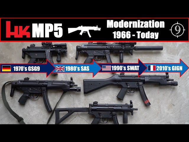 H&K MP5 🇩🇪 modernization from 1966 to TODAY [Historical Timeline]
